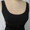 Real Vintage 1970s Formal Dress Gown Satin Black s