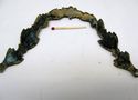 Architectural Vintage Antique Old Brass Pediment C