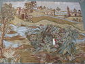 Huge French Country Scene Tapestry Goblins Wall Ha