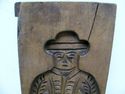  Antique Primitive Dutch Vintage Hand Carved Wood 