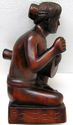 Antique great Vintage Carved Wood Art Sculpture Fi