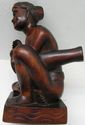 Antique great Vintage Carved Wood Art Sculpture Fi