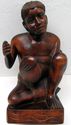 Antique great Vintage Carved Wood Art Sculpture Fi