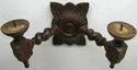 Antique Carved Wood wall Candle Holder of Dutch Vi