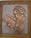 Antique Gerrit Dou Painting Framed Repousse Copper