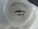 Vintage Italian Marked White Majolica Pottery Aspa