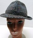 Great True Vintage 60s Canda Wool Tweed Fedora Men