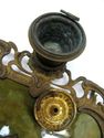 French Antique Victorian Bronze Inkwell Pen Tray D