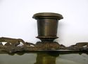 French Antique Victorian Bronze Inkwell Pen Tray D