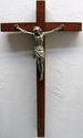 Old Antique Devotional Wood Cross Crucifix Vintage