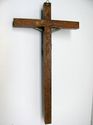 Old Antique Devotional Wood Cross Crucifix Vintage