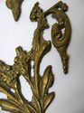 Lot 3 Antique French Vintage Brass Trim Pediment P