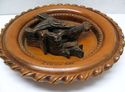 Ornate Hand Carved wood Eagle Vintage German Souve