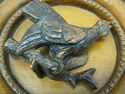 Ornate Hand Carved wood Eagle Vintage German Souve