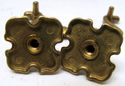 Small Vintage Antique Ornate Gold Bass 3 piece Han