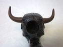 WOW Black Bull Head Smoking Tobago Pipe Spanish Vi