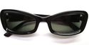 True Vintage Black Wossiuo Sunglasses Womans Fashi