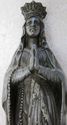 Antique Art Statue Notre Dame De Lourdes Holy Virg