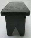 Antique Foot Milking Stool Farm Bench Wood Seat St