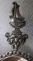 Gorgeous Vintage Embossed Silver Plate Tea Straine