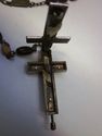 Antique Rosary w Holy Land Relic Olive Seed Beads 