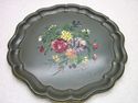 Vintage Nashco Toleware Serving Tray Hand Painted 