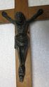 Antique Vintage Wood Crucifix Catholic Corpus Jesu