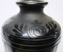 Wonderful Vintage Art Pottery Vase Black / Black G