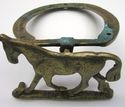 Antique Horse & Shoe Animal Shape Door Knocker Vin