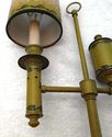 Antique Student Table Lamp Counter weights Vintage