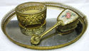 Antique Vintage Gold Ormolu Dresser Vanity Mirror 