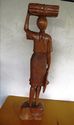 Huge Native Girl/Woman Figurine Folk Art Statue Ha