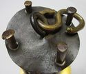 Rare Antique Hook Mine Workers Miner Oil Lamp Safe