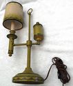 Antique Student Table Lamp Counter weights Vintage