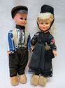 Vintage Pair of Souvenir Dolls Celluloid 1950-60s 