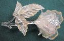 Gorgeous Vintage Lucite La Rose Sparkling Flower D