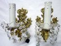 Great Pair Vintage Elaborate Italian Gilded Wall S