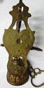 Antique Old Store Service Door Bell w Bracket Hold