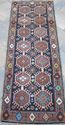 Antique Prayer Rug Runner Carpet Persian Bedouin R