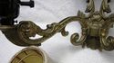 Lg Ornate Vintage French Solid  Brass Sconce Wall 