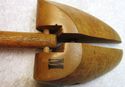 Real Vintage Pair of Shoe Three Stretchers Wooden 