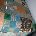 Amazing Old Antique Civil War Era Crazy Quilt Shab