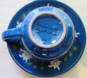 Rare Vintage Italian Deruta Cup & Saucer Tarautais