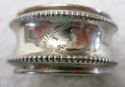 Sm Antique Vintage 800 Sterling Silver Finger Clot