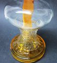 Vintage Antique Oil kerosene table Clear Blown Mol