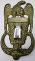 Large Stunning  Antique Brass Door Knocker Seal Em