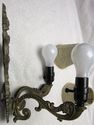 Lg Ornate Vintage French Solid  Brass Sconce Wall 