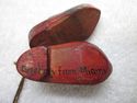 Tiny Minuature Pair of Clogs Primitive Antique Han