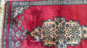 Antique Persian Prayer Rug Knotted Wool Area Thick