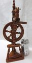 Antique Mini Spinning Wheel Wood Lovely Piece Movi